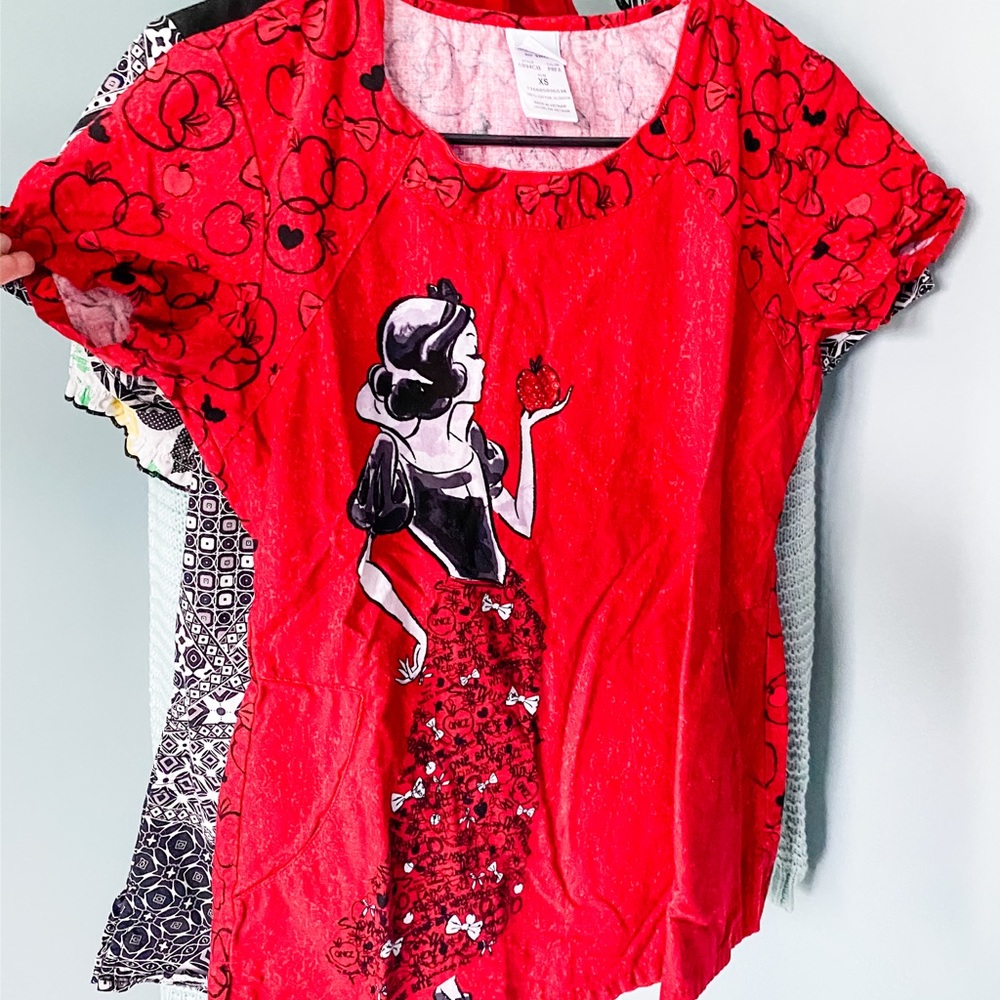 Disney’s Snow White Scrub Top